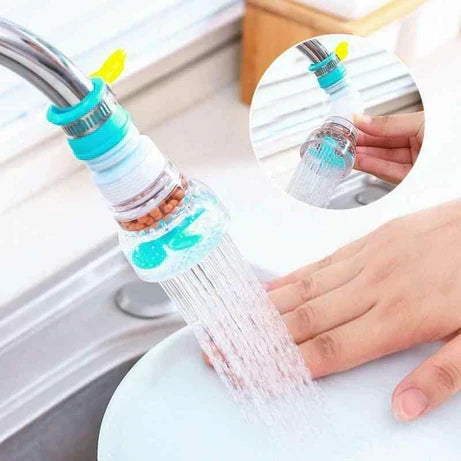 360° Adjustable Kitchen Shower Fan Faucet With Clip